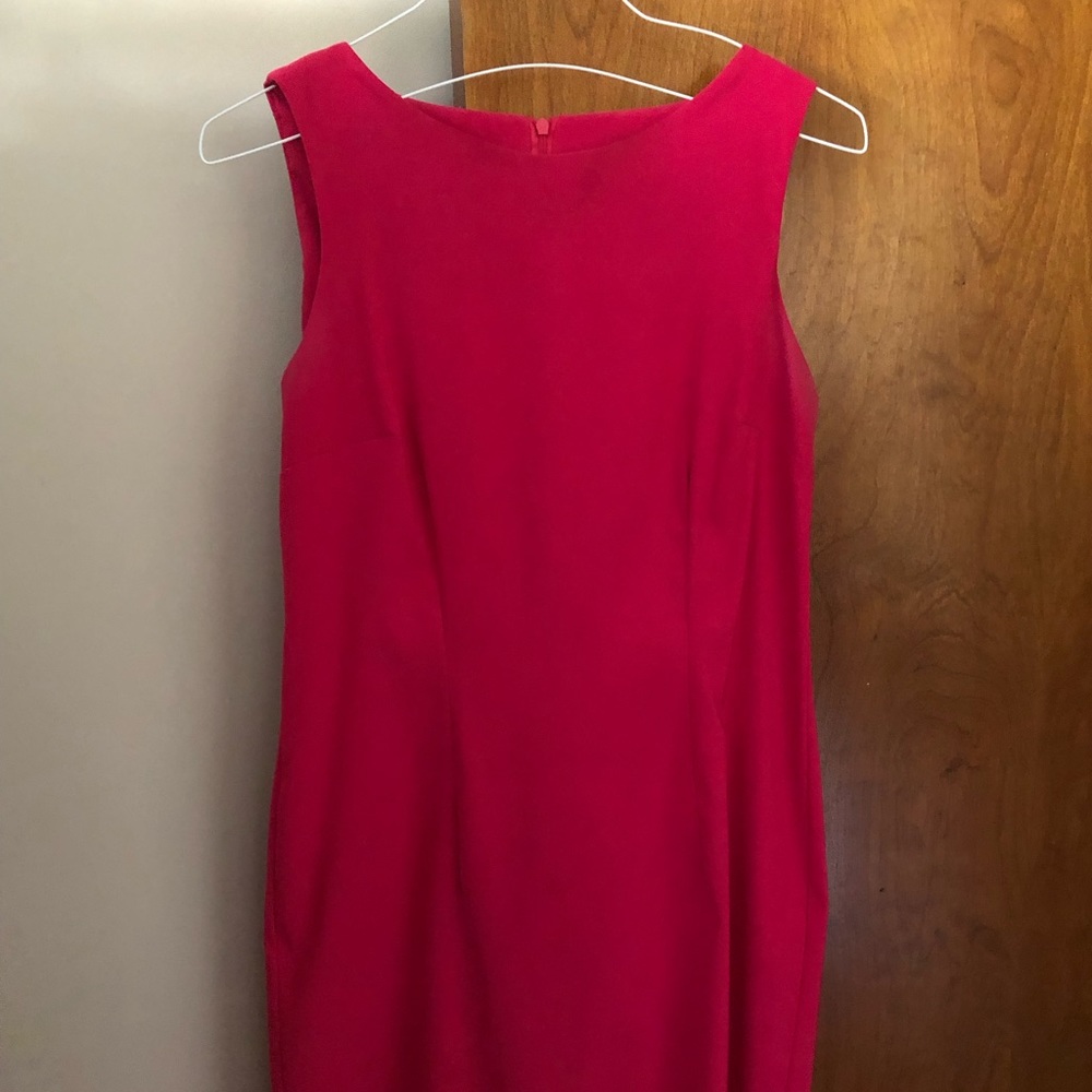 Bright pink dress